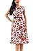 YMING Women Sleeveless 1950s Vintage Party Picnic Cocktail Swing Dress