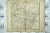 1830 MAP FRANCE PARIS ORLEANS AUXERRE MEZIERES CHALONS