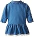 Little Lass Little Girls' 2 Piece Legging Set Chambray Lace Trim
