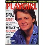 Playgirl Magazine: September 1987 (Paperback) Michael Fox; how to make love all the time book cover