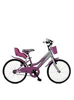 Bugno Bicicleta Acero Btt Rosa / Blanco