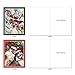 The Best Card Company - 10 Christmas Animal Cards with Envelopes - Boxed Assorted Season's Greetings, Holiday Set (4 x 5.12 Inch) - Holiday Animal Selfie M2373XSG