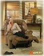Durapella Cocoa Rocker Recliner By Ashley Furniture