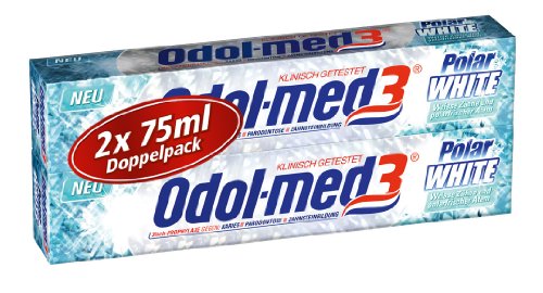 Odol med 3 Polarwhite Zahncreme 75 ml 2-er Pack 2 x 75 ml 