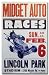 1946 Lincoln Park Stadium Midget Racing Poster Print