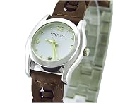 Kenneth Cole Reaction Women's Brown Linked Leather Watch #KC2425