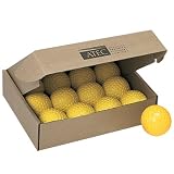 ATEC Tuffy Regular Dimpled Softball Dozen Box (Yellow)
