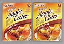 Alpine Spiced Apple Cider Original Instant Drink Mix 5 Pouches Per Box (2 Pack)