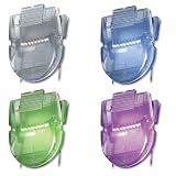 Fabric Panel Cubicle Wall Clips, Standard Size, Metallic Colors, 20 per Pack