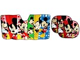 Auto Sun Shade Gift Set Mickey Mouse - 1 Jumbo Size Folding Sun Shade for Cars and 1 Spring Sun Shade for Cars Auto Sun Shade Gift Set Mickey Mouse - 1 Jumbo Size Folding Sun Shade for Cars and 1 Spring Sun Shade for Cars