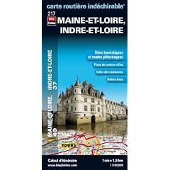 Maine-et-Loire, Indre-et-Loire : 1/180 000