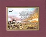 [Personalized Poem for Father] Dad, I Feel So Close To You, Even Closer, Now That I've Also become a Mother . . . Poem on 11 x 14 inches Double Beveled Matting (Burgundy)