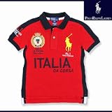 90～120相当サイズまで！【RALPH LAUREN ラルフローレン】MESH-RL RACING　「ITALY」 半袖ポロシャツ 　RALPH140564