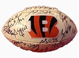 2011-2012 CINCINNATI BENGALS ANDY DALTON Team Signed Logo Football COA