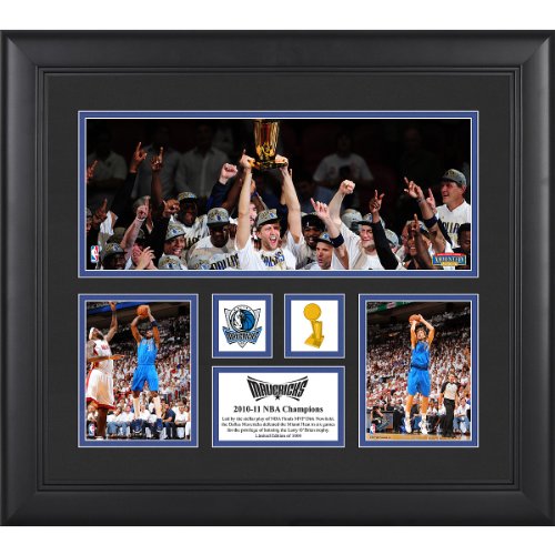 Dallas Mavericks Framed 3-Photo 2010-2011 NBA Champions Mini Panoramic Collage