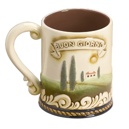 Grasslands Road Cucina Good Morning Mug, 4-1/2-Inch by 5-1/2-Inch by 3-1/2-Inch