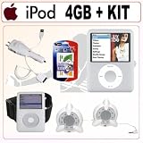 Apple 4GB IPOD Nano AAC/MP3 Player - Silver (3RD Generation) and Accessory Outfit - Apple AIPODN4GBSK1