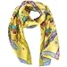 AllyDrew Vibrant 100% Silk Long Scarf 51