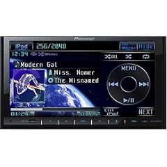 Pioneer AVH-P4100DVD 2-DIN Moniceiver mit motorgetriebenem 17,8 cm (7 Zoll) QVGA Touchpanel-Display, (USB und Aux-Eingang, Apple iPod-Direktsteuerung, SlideTouch Steuerung, 2 AV-Eing�nge)