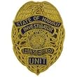 Hawaii Investigator Five O Unit Badge Pin 1"
