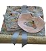 Vintage-style Kids Playing Baby Boy Bib, Burp Cloth & Changing Pad