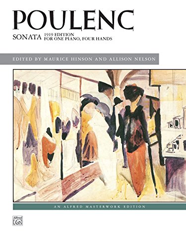 Sonata: 1919 Edition for Early Advanced Piano Duet (1 Piano, 4 Hands) (Alfred Masterwork Edition)