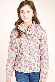 Floral Hooded Jacket with Linen