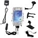Car / Auto Multi Adapter Mount Holder GPS Navigation Kit for the Audiovox PPC XV6600 with built in charger - Gomadic Brand
