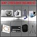 Sony Cyber-shot DSC-WX9 Digital Camera (Silver) + Huge Accessories Package Including 32gb Memory Stick Pro Duo Memory Card + NP-BN1 Extra Replacement Li-ion Battery Pack + Hi-Speed SD Card Reader + Carrying Case + Table Top Tripod + Lens Cleaning Kit + LCD Screen Protectors Kit