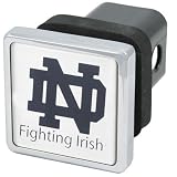 Notre Dame Fighting Irish Chrome Trailer Hitch Cover