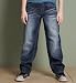 Pure Cotton Straight Leg Whiskered Jeans
