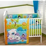 Fisher Price - Artic Hero 4 Piece Crib Set, Blue