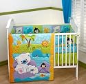Fisher Price - Artic Hero 4 Piece Crib Set, Blue