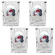 Colorado Avalanche 4pc Square Shot Glass Set NHL Hockey