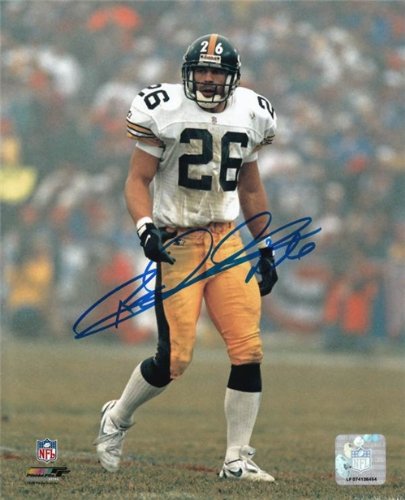 Rod Woodson Autographed/Hand Signed Pittsburgh Steelers 8x10 Photo (Pose 4)