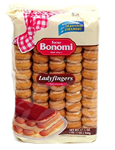 Forno Bonomi Savoiardi Ladyfingers 17 1/2 Oz. Package, Pack of 2