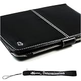 Slim High Quality Durable Synthetic Leather Case Customer Made For Barnes & Noble Nook eBook Reader + Includes a 4-Inch eBigvalue Determination Hand Strap