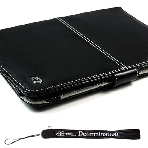 Slim High Quality Durable Synthetic Leather Case Custom Made For Barnes & Noble Nook eBook Reader + Includes a 4-Inch eBigvalue Determination Hand Strap Image Slim High Quality Durable Synthetic Leather Case Custom Made For Barnes & Noble Nook eBook Reader + Includes a 4-Inch eBigvalue Determination Hand Strap