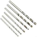 6 Mascot HSS Twist Drill Bits Jewelers Drilling Tools