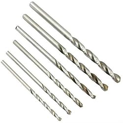 6 Mascot HSS Twist Drill Bits Jewelers Drilling Tools