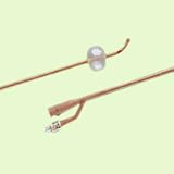 Bard 2-Way Red Latex Infection Control Foley Coude Catheters - Tiemann