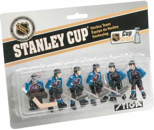 Stiga Colorado Avalanche Table Rod Hockey Players