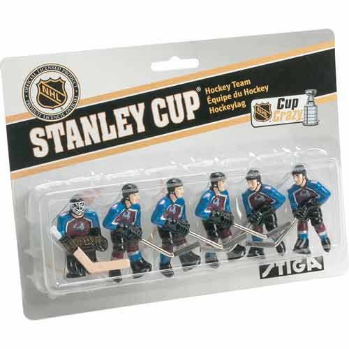 Stiga Colorado Avalanche Table Rod Hockey Players