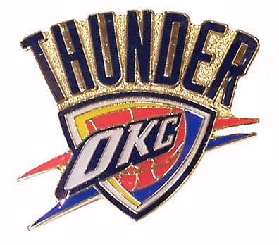 Oklahoma Thunder Logo Pin