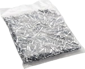 Wheelsmith Brass Nipples (Pack of 50), Silver, 20x12mm