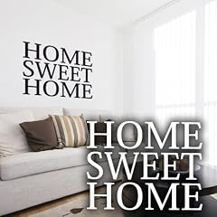 Wandkings Wandtattoo "home sweet home" 70 x 53 cm haselnussbraun - erh�ltlich in 33 Farben