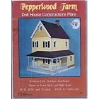 Click here to buy Pepperwood Farm doll house constructions plans by  Jacqueline Kerr Deiber.