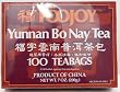 FooJoy Yunnan Bo Nay Tea - 100 Tea Bags (7.0 Oz)