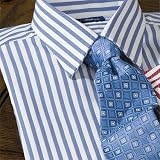 Satin Bengal Stripe Dress Shirt