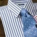 Satin Bengal Stripe Dress Shirt